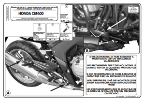 Kappa KN456 HONDA CBF 600S 600N (08-12) Koruma Demırı