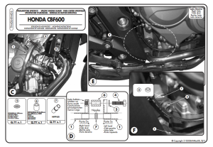 Kappa KN456 HONDA CBF 600S 600N (08-12) Koruma Demırı