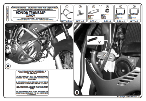 KAPPA KN455 Honda XL 700V TRANSALP (08-13) Koruma Demırı