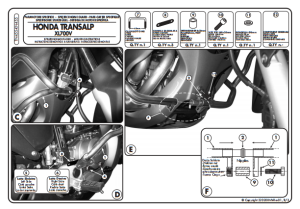 KAPPA KN455 Honda XL 700V TRANSALP (08-13) Koruma Demırı