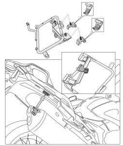 Kappa KLR1110 Honda CROSSTOURER 1200 (12-15) Yan Canta Tasıyıcı