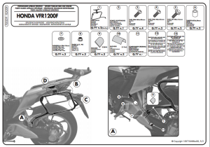 Kappa KLX209 Honda VFR 1200 F (10-15) Yan Canta Tasıyıcı