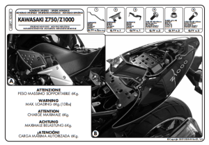 Kappa KZ448 Kawasakı Z 750 Z 1000 (07-13) Arka Canta Tasıyıcı