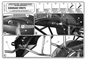 Kappa KL447 Kawasakı VERSYS 650 (06-09) Yan Canta Tasıyıcı