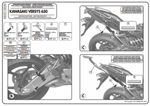 Kappa KLXR450 Kawasakı VERSYS 650 (10-14) Yan Canta Tasıyıcı