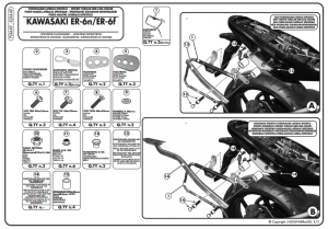 Kappa KLX449 Kawasakı ER6N ER6F 650 (09-11) Yan Canta Tasıyıcı