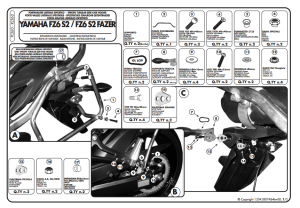 Kappa KL360 Yamaha FZ6 S2 - FZ6 600 FAZER S2 (07-11) Yan Canta Tasıyıcı