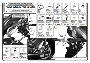 Kappa KLX360 YAMAHA FZ6 S2 - FZ6 600 FAZER S2 (07-11) Yan Canta Tasıyıcı