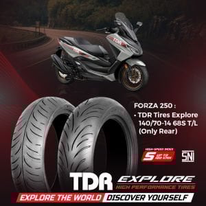 Tdr Lastik Explore 140/70-14 68S T/L X-Max Forza 250 (Sadece Arka)