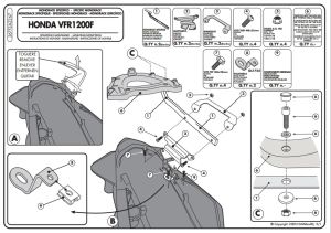Kappa KZ267 HONDA VFR 1200 F (10-15) Arka Canta Tasıyıcı