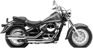 Kappa TK249 KAWASAKI VN 800 (96-03) Yan Kumas Canta Tasıyıcı