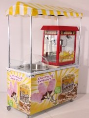 Pamuk Şeker ve Popcorn Arabası (Model Aydın) 60x120