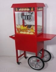 Seyyar Popcorn Mısır Patlatma Makinesi (Model Edremit)
