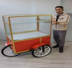 Tekerlekli Simit Arabası (Model Karaköy)