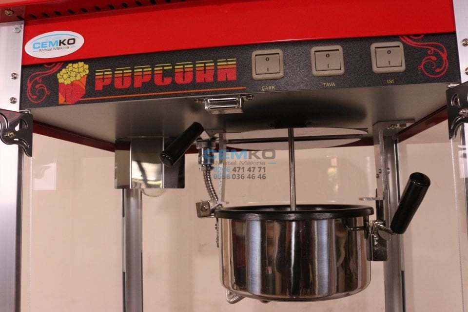 Popcorn Mısır Patlatma Makinesi Sanayi Tipi Profesyonel