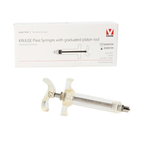 Kruuse Mika Enjektör. 10 ml. Piston Ayarlı
