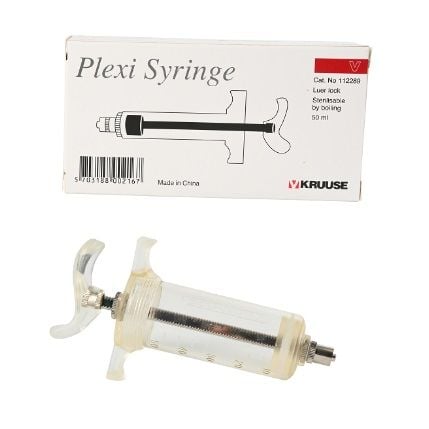Kruuse Mika Enjektör. 50 ml. Piston Ayarlı