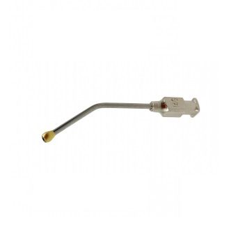 Kuşlar İçin Besleme Kanülü. Luer Lock. 16G. 1.6x40 mm. Eğri