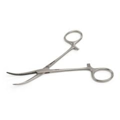 Kruuse Hemostatik Pens. 14 cm / 5.5, Eğri (Kavisli Model)