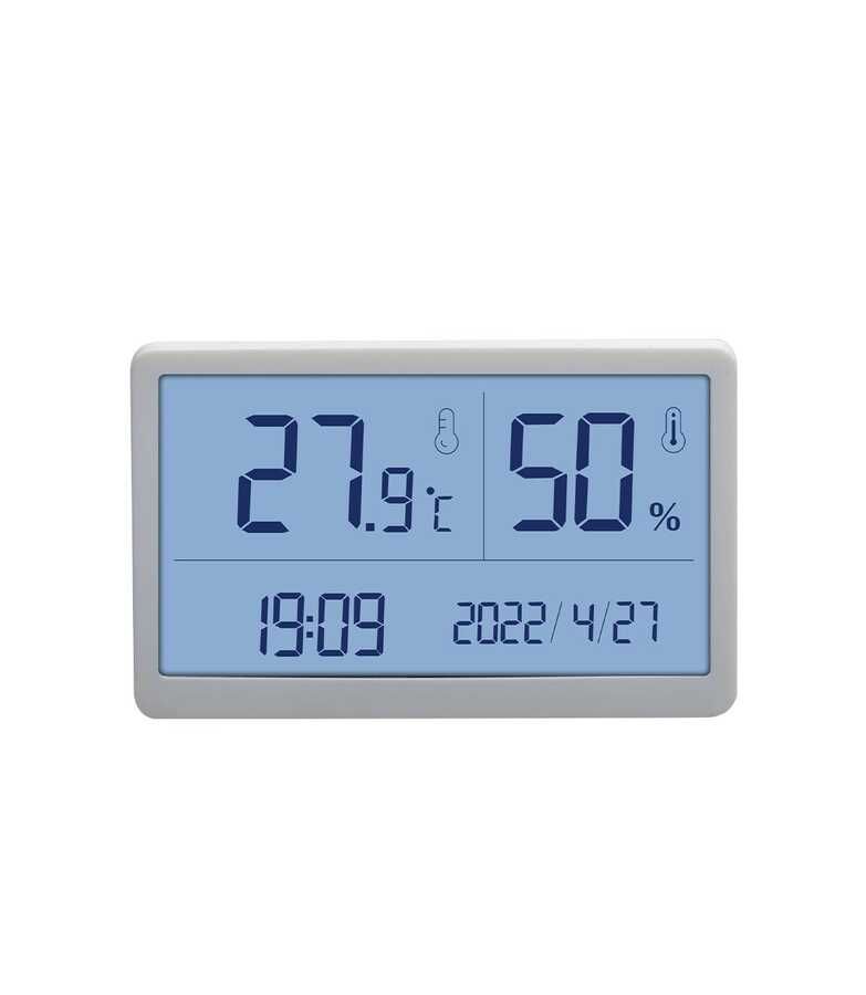 Benetech Termometre - Higrometre. Dijital. Işıklı. Saatli ( Nem ve Sıcaklık Ölçer )