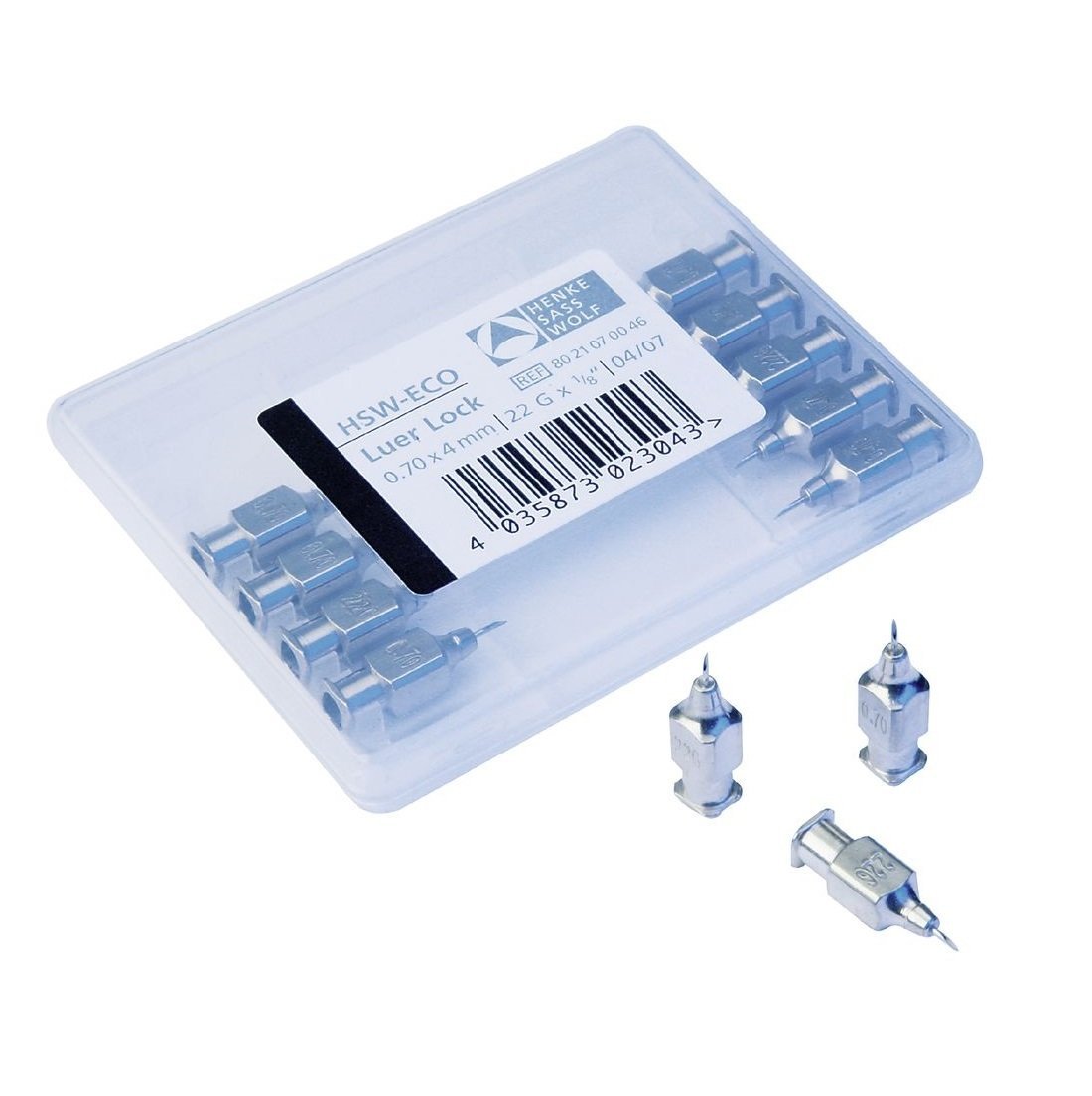 HSW Tüberkülin İğnesi 0.7 x 4 mm - 12/pk