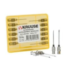 KRUUSE-VET Enjektör İğnesi (14Gx1¼) 2.0 x 30 mm (12 Adet)
