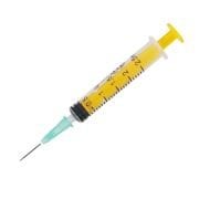 TTT Plastik Enjektör. 2 ml. Contalı. 21G Yeşil Kısa İğneli