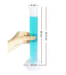 İsolab Plastik Mezür. 250 ml. Kabartma Skala