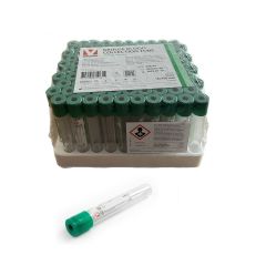 Kruuse Kan Alma Tüpü. 10 ml. Lityum/Heparinli (100 Adet)