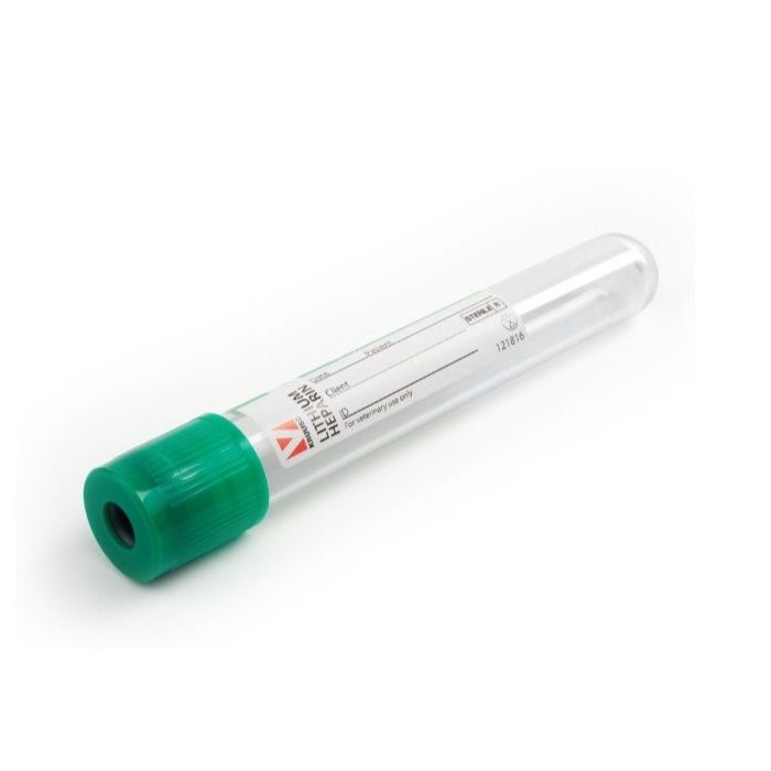 Kruuse Kan Alma Tüpü. 10 ml. Lityum/Heparinli (1 Adet)