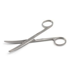 Kruuse-Vet Standart Makas. 14,5 cm / 5.7, Künt / Künt. Eğri