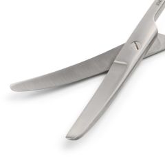 Kruuse-Vet Standart Makas. 14,5 cm / 5.7, Künt / Künt. Eğri
