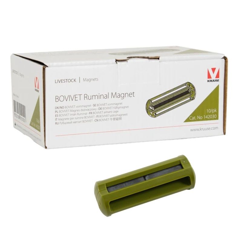 Bovivet Kafesli Rumen Mıknatısı. Yeşil. 35 x 100 mm (10'lu Paket)