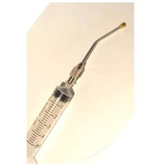 Kuş Besleme Enjektörü. Plastik. 5 ml + 15G Çelik Kanül. Eğri