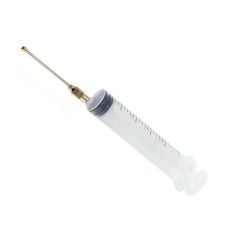 Kuş Besleme Enjektörü. Plastik. 10 ml + 14G Çelik Kanül. Düz