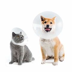 Curavet Elizabeth Köpek Yakalığı. Transparan. 7,5 cm (10'lu Paket)