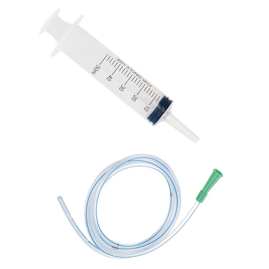 Plastik Besleme Enjektörü 50 ml ( 120 cm Kateter Sonda İle Birlikte )