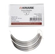 Kruuse-Vet Sütür İğnesi. Regular Eye. 3/8. Keskin. 89 mm x 1.6 mm. 10/pk