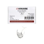 Kruuse-Vet Sütür İğnesi. Regular Eye. 1/2. Yuvarlak. 23 mm. 10/pk