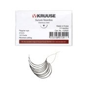 Kruuse-Vet Sütür İğnesi. Regular Eye. 1/2. Keskin. 41 mm. 10/pk