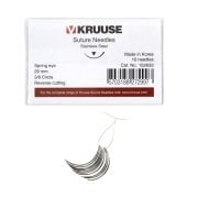 Kruuse-Vet Sütür İğnesi. Spring Eye. 3/8. Keskin. 29 mm. 10/pk