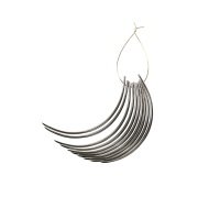 Kruuse-Vet Sütür İğnesi. Spring Eye. 3/8. Keskin. 45 mm. 10/pk