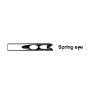 Kruuse-Vet Sütür İğnesi. Spring Eye. 3/8. Keskin. 49 mm. 10/pk