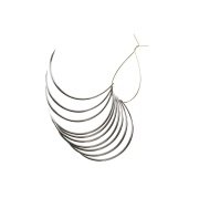 Kruuse-Vet Sütür İğnesi. Spring Eye. 1/2. Yuvarlak. 38 mm. 10/pk