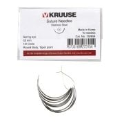 Kruuse-Vet Sütür İğnesi. Spring Eye. 1/2. Yuvarlak. 53 mm. 10/pk