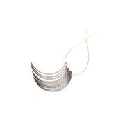 Kruuse-Vet Sütür İğnesi. Regular Eye. 3/8. Keskin. 25 mm. 10/pk