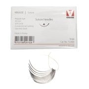 Kruuse-Vet Sütür İğnesi. Regular Eye. 3/8. Keskin. 39 mm. 10/pk