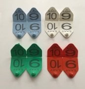 Büyükbaş Kulak Küpesi. Plastik. 100/pk