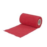 VALUELINE Flexible Bandaj. Kırmızı. 10 cm x 4.5 metre ( 10'lu Paket )