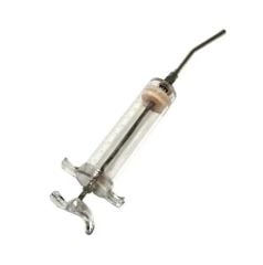 Kuş Besleme Enjektörü. Mika. 10 ml + 14G Kanül. Eğri Uçlu